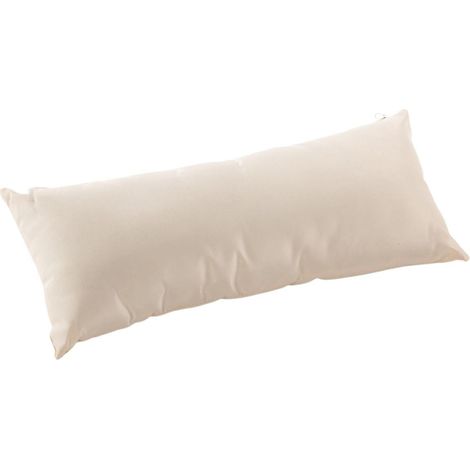 Cuscino sfoderabile in ecrù, 25x58 cm (kit da 3)