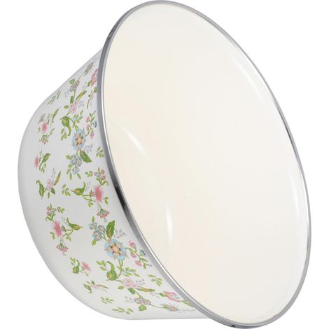 Grand saladier émaillé à motifs aléatoires 18 cm