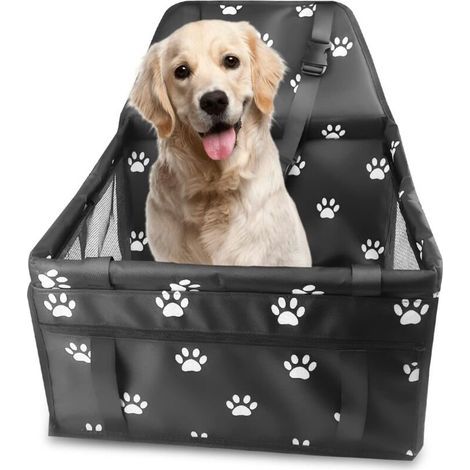 Dog Car Seat, Dog Carrier with Safety Belt, Dog Car Seat, Dog Carrier Bag 40×34×25cm (1/5)