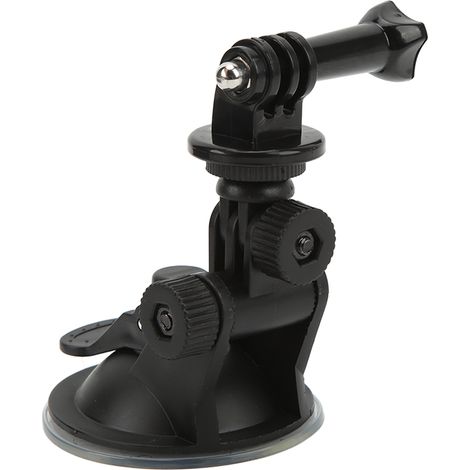 Support à ventouse noir stable pour caméra d'action (1/5)