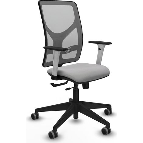 Silla de oficina piqueras y crespo Motilla gris claro respaldo fijo (1/2)