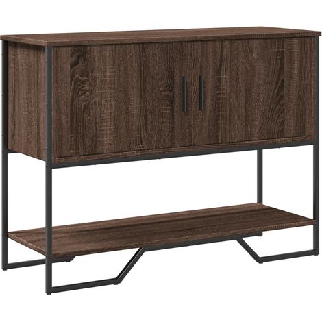 vidaXL Tavolo Consolle Rovere Marrone 100x35x74,5 cm in Truciolato (1/5)