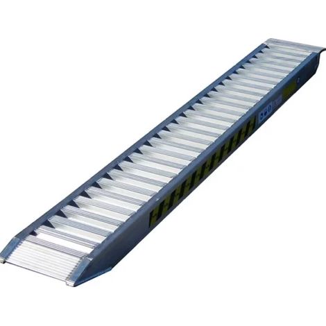 Imer – Rampe de chargement aluminium 1590 Kg – Longueur 1,5 m – Surface antidérapante – Pour engins à chenilles et roues pneumatiques (1/3)