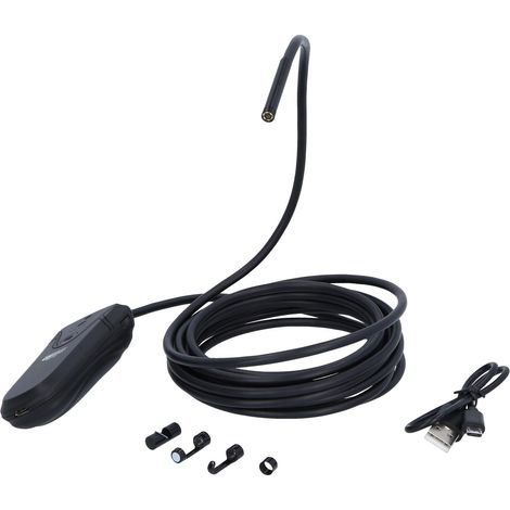 KS Tools Kit de vidéoscope Wi-Fi avec sonde de caméra frontale Ø 5 (1/8)