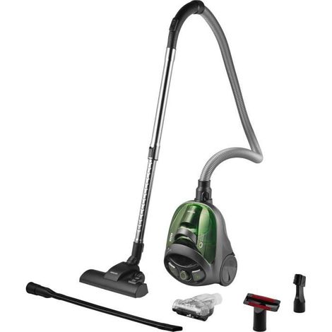 Aspirateur traineau sans sac - SENCOR - SVC 1016GR - 800 W - 80 dB - 1,5 L - Noir / Vert (1/5)