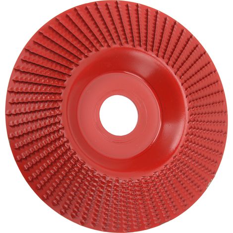 125 mm verschleißfeste Wolframkarbid-Schleifscheibe für Holz, rote Schleifscheibe (1/5)