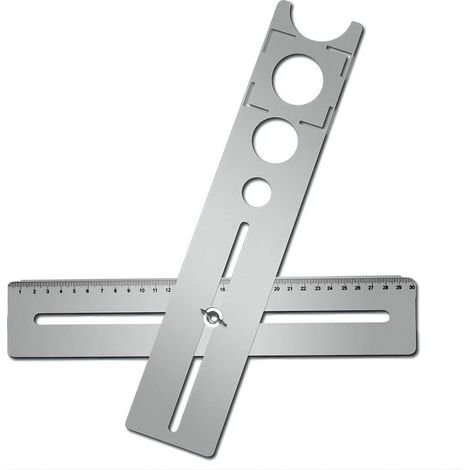 Tragbarer Universal-Bohrhammer aus Edelstahl für Fliesen und Marmor, 300 mm, Bohrdurchmesser: 25 mm/40 mm/45 mm/55 mm