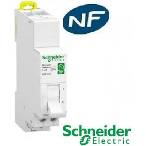 Commutateur 2 positions 20 A - 1 O/F rési9 XP - Schneider R9PSC2