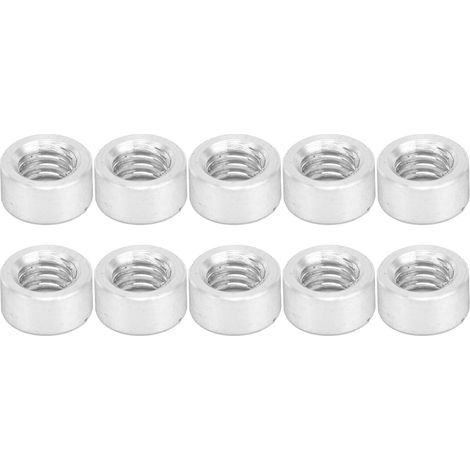10 entretoises rondes série 3501 pour colonne de support structurel M4 x 0,7 mm