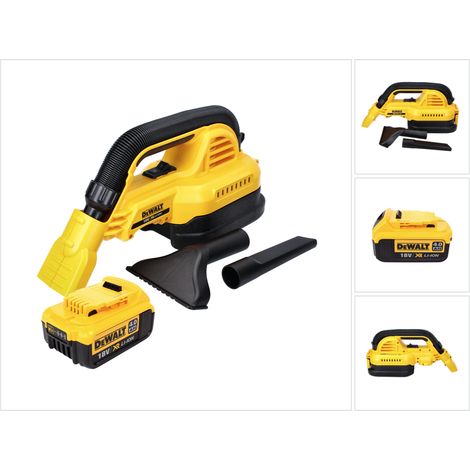 Aspiradora de mano con batería DeWalt DCV 517 18 V 1,9 L + 1 batería 4,0 Ah - sin cargador (1/5)