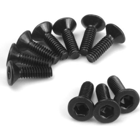 Flat Head Screw M1.7x6mm (Hex Socket/10pcs)