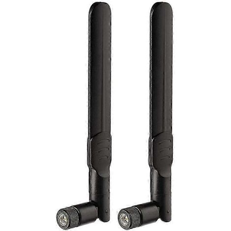 Antenne 4G LTE 8 dBi avec connecteur SMA (2 pièces) compatible avec routeur/passerelle 4G LTE et téléphone fixe. (1/4)