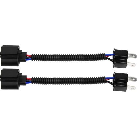 Adaptateur D'arbre de Câble PVC PVC PVC pour -2pcs H4 Male A H13 Femme Femme. (1/5)
