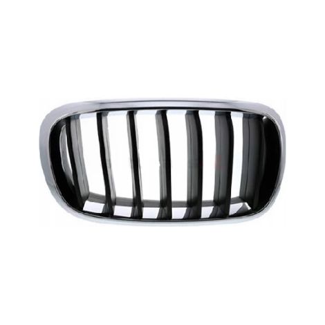 Grille de calandre avant droite noire et chromée BMW X5 3 F15 2013-2019