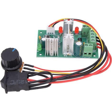 Contrôleur de vitesse pour moteur CC PWM, contrôleur CC 6-30 V marche avant/arrière, automate programmable (PLC) (1/5)