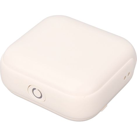 Imprimante thermique portable sans encre avec 10 rouleaux de papier, impression Bluetooth noir et blanc pour étiquettes, photos et notes (1/5)