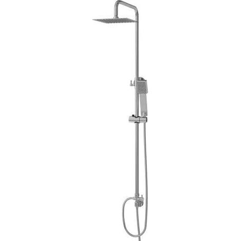 COLUMNA DE DUCHA PARA GRIFERÍA UNIVERSAL TUBO REDONDO DUCHÓN CUADRADO EXTRAPLANO (1/4)
