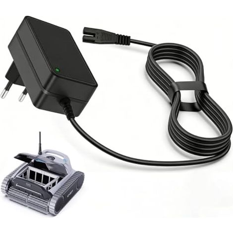 Chargeur Aspirateur Piscine, 16.8V Chargeur Compatible avec Aiper Scuba S1 E1 14.4V Batterie Li-Ione Batterie sans Fil Aspirateur de Piscine Adaptateur avec Indicateur de Charge (1/5)