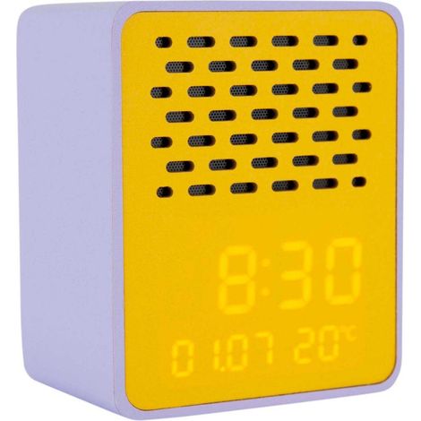 Réveil avec enceinte Bluetooth Funky Vibes (1/4)