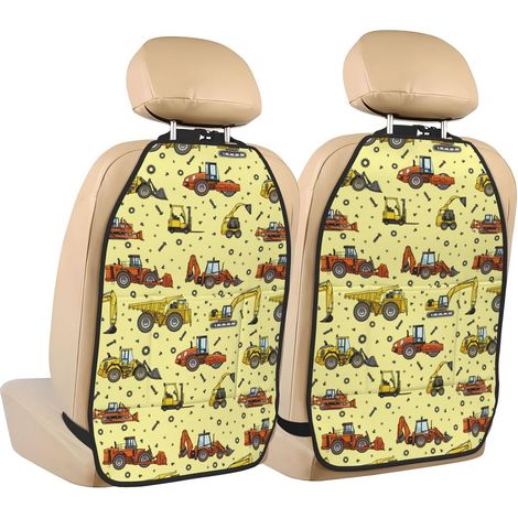 Lot de 2 tapis protection pour siège arrière voiture - Tendance (1/5)