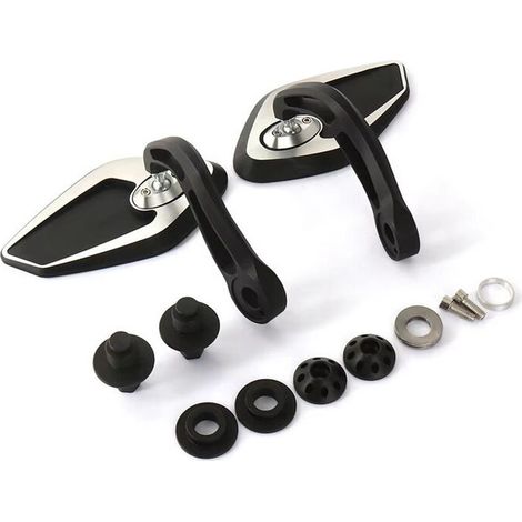 Kit de espejo retrovisor para manillar para motocicleta X-ADV750 XADV750 X-ADV XADV 750 2021-2024 Negro Plata (1/2)