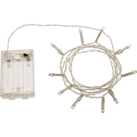 CATENA CON 10 LED BIANCO FREDDO (1/2)
