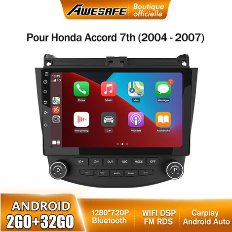 AWESAFE Autoradio Android 13 pour Honda Accord (2003-2007) 2Go+32Go 9'' Écran avec Carplay GPS WiFi Bluetooth Android Auto (1/5)