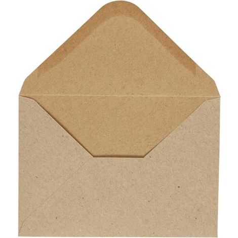 Happy Moments enveloppes 11,5 x 16 cm 10 pièces 110 g beige