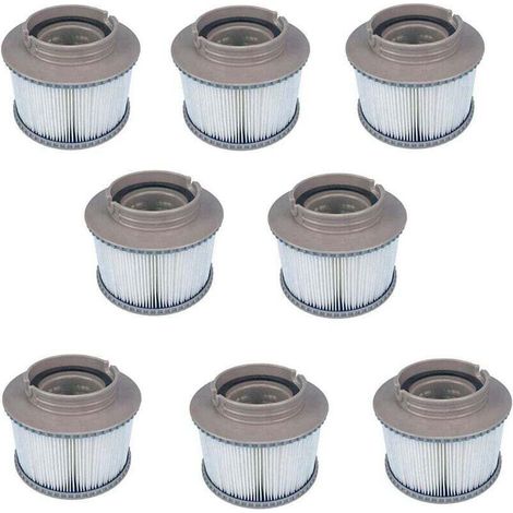 Set of 8 Replacement Spa Filters for MSPA FD2089, Filter Cartridge Pump for MSPA All current spas (1/4)