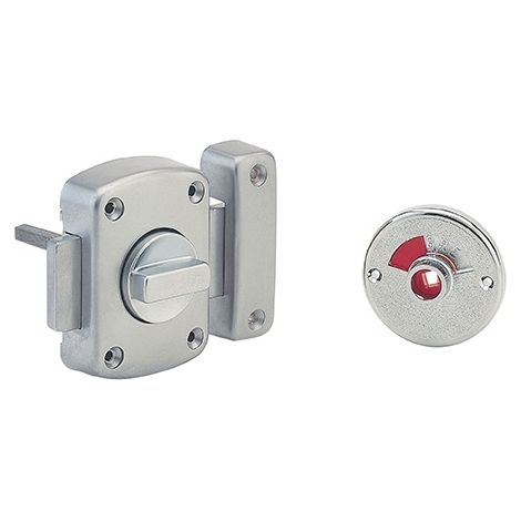 Chiavistello ALOUETTE 50 mm per WC, epossidico argento – THIRARD