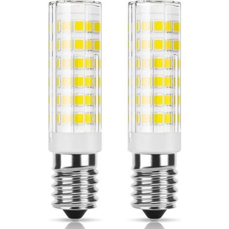 Ampoule LED E14 hotte aspirante, 5W équivalent halogène 50W, Blanc froid 6000K 550LM, Ampoule petite culot à vis pour hotte et frigo, Non dimmable, 2 Pièces-ARCAN (1/5)