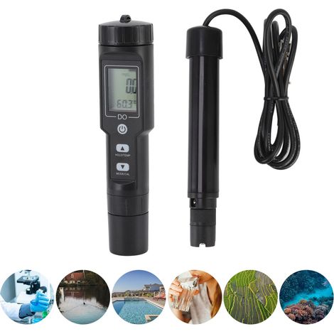 [Intensificador digital de oxígeno] + [Dispositivo de medición] + [Sensor de oxígeno disuelto] + [Sonda desmontable para acuarios] (1/5)