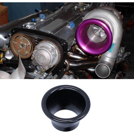 Adaptateur de Turbo à Entrée d'Air Froid 2.6 Pouces en Aluminium CNC Noir pour Modification Auto (1/5)