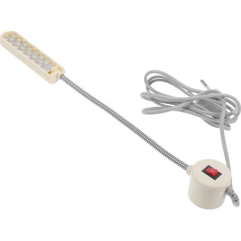 Nähmaschinenleuchte, Schreibtischlampe, Quilt-Werkbankleuchte, magnetische Werkstattleuchte, EU-Stecker-EU Plug-White (1/2)