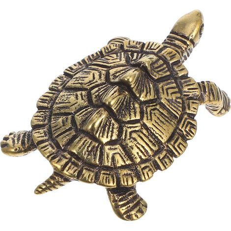 Bouton de porte d'armoire en forme de tortue - Poignée décorative pour tiroir, armoire et commode - Avec vis - Bouton animal créatif pour cuisine, salle de bain et maison (1/5)
