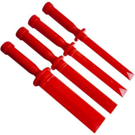 Jeu de Grattoirs Plastiques, Grattoir en Plastique, Grattoir à Burin en Plastique, Jeu de Burins en Plastique en Nylon, Jeu de Grattoirs en Plastique Universel pour Calfeutrage Adhésif, 4 Pièces (1/5)
