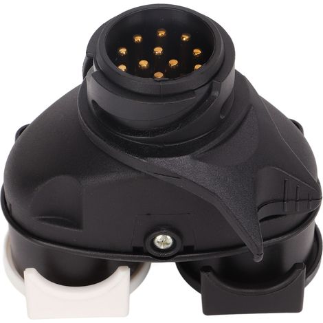 Adaptateur de prise de remorque 13 broches vers 7 broches, adaptateur de conversion à double prise pour toutes les prises de remorque (1/5)
