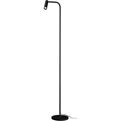 [GEBRAUCHT] B-Ware Slv Karpo Led Stehleuchte Standleuchte Stehlampe Leselampe Mit Dimmer Schwarz