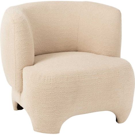 Fauteuil Design Tricoté "Erwin" 80cm Blanc (1/5)