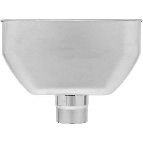 Boîte de récupération d'eau facile à installer en acier inoxydable avec trou de 7,3 cm de diamètre - Multifonctionnel et pour gouttière dans le système de gestion (1/5)