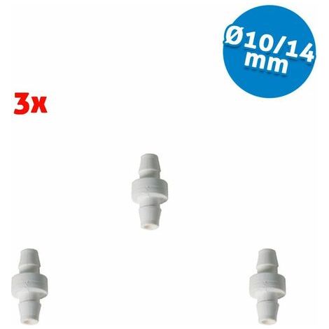 Pack 3x Válvula de retención Ø10/14 mm para climatización (1/2)