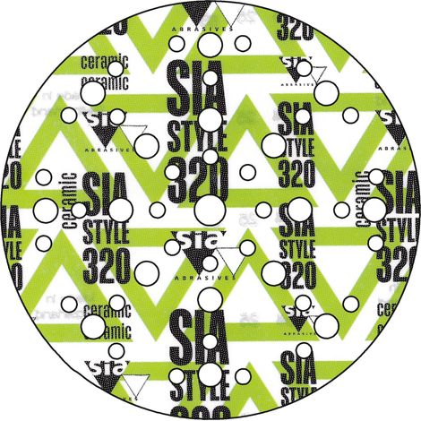 Sia 5500 Scheibe Z.L.+ 48 Loch Korn 320 Ø= 150mmm VE = 50 (1/5)