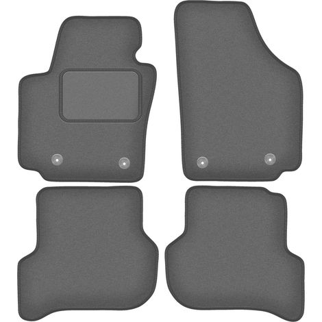 Alfombrillas de grafito para Seat Altea XL monovolumen (2006-08.2008) (1/5)