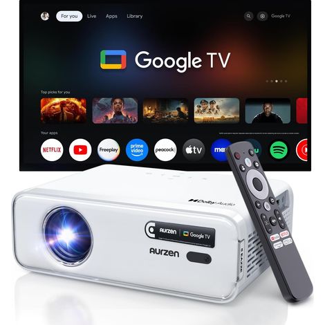 Projector with Google TV, 4K Supported, with WiFi and Bluetooth, Auto Focus (1/5)