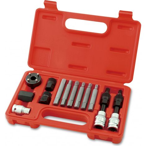 CHIAVI 13PZ PER SMONTAGGIO PULEGGIA ALTERNATORE (1/3)