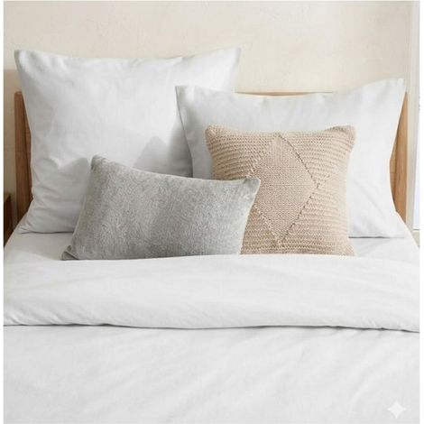 Parure de lit 240 x 220 cm Cocon blanc (1/3)