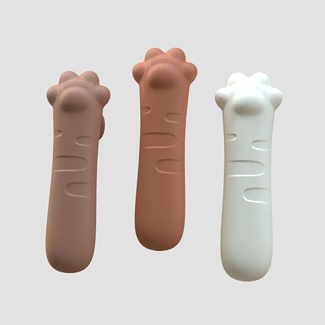 Ahlsen Mousse de tampon de poignée de porte, 3 pièces de protection en mousse de butée de poignée de porte, silicone (1/5)