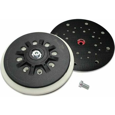 royaluxe - 150 mm (6 pouces) Plateau de ponçage 8 trous compatible avec les ponceuses orbitales Bos-ch Festool ETS 150, ETS EC 150, LEX 150, WTS 150/7 498987 (souple) (1/5)