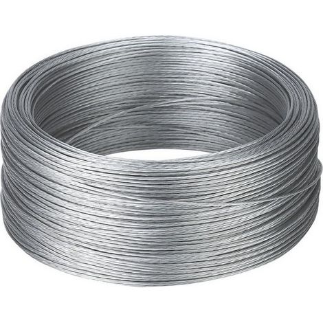 1RT FILO ELETTRIFICATO PER RECINTO IN ACCIAIO ZINCATO INTRECCIATO mt. 200 Ø mm.