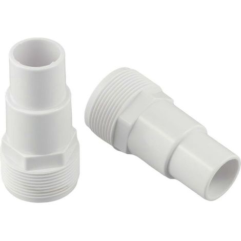 Raccord de tuyau de pompe de filtration de piscine en PVC de 1 1/4 pouce et 1 1/2 pouce pour systèmes de piscines hors sol, durable et compatible (1/5)